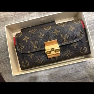 Luis VUITTON Monogram Elysee Wallet Orient